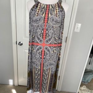 Long sleeveless maxi dress